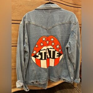 Oklahoma State Custom Jean Jacket